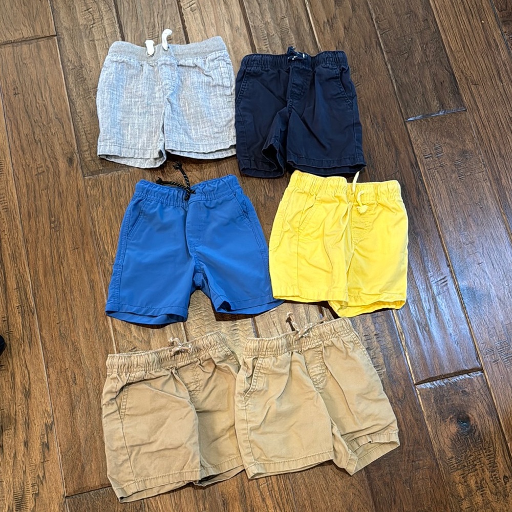 Kids Assorted Color Shorts Set